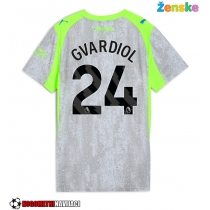 Ženske Nogometnih dresov Manchester City Josko Gvardiol #24 Tretji 2025-26 Kratki rokavi